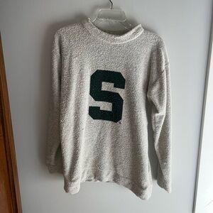 Women's Wooly Threads Michigan State University Gray Sweater